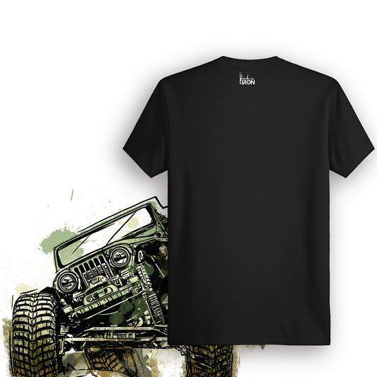 Rock Crawler T-Shirt (Black) – Designed for off-roaders and rock-crawling enthusiasts, offering style and comfort for every adventure.