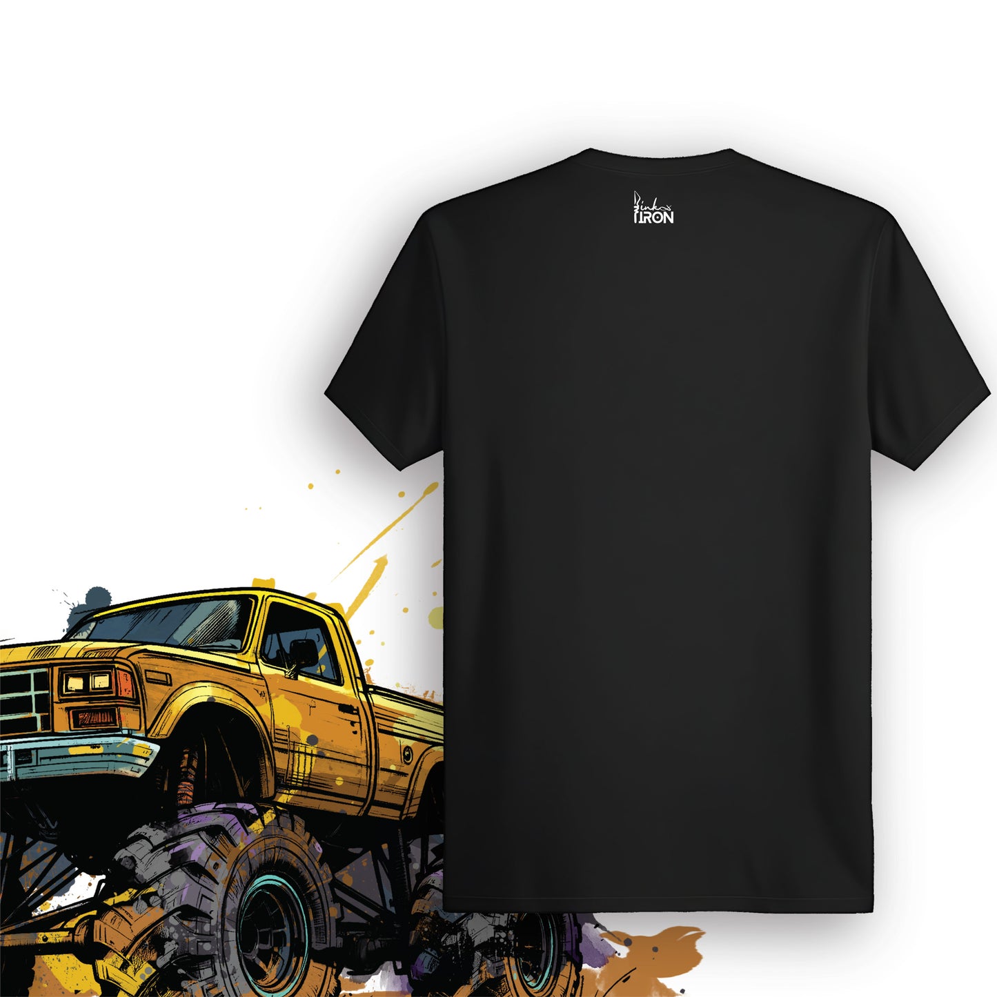 Monster Truck T-Shirt (Black) – Designed for off-road enthusiasts and monster truck fans, offering style and comfort with premium cotton construction.