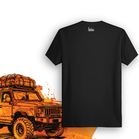 Trailblazer T-Shirt (Black) – Perfect for overlanders and explorers, combining durability and style for every journey.