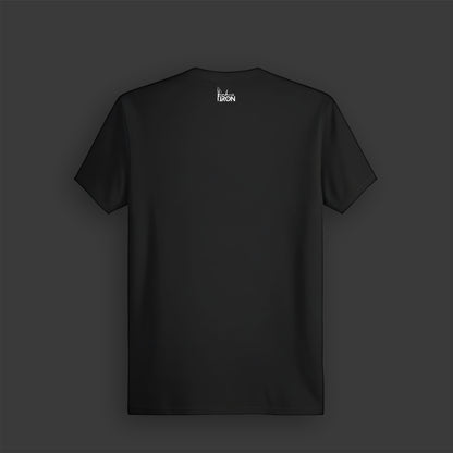Ink and Iron Logo T-Shirt (Black) - Solid black back for a sleek, understated look that pairs well with any layer or gear.


