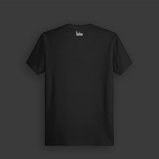 Ink and Iron Logo T-Shirt (Black) - Solid black back for a sleek, understated look that pairs well with any layer or gear.


