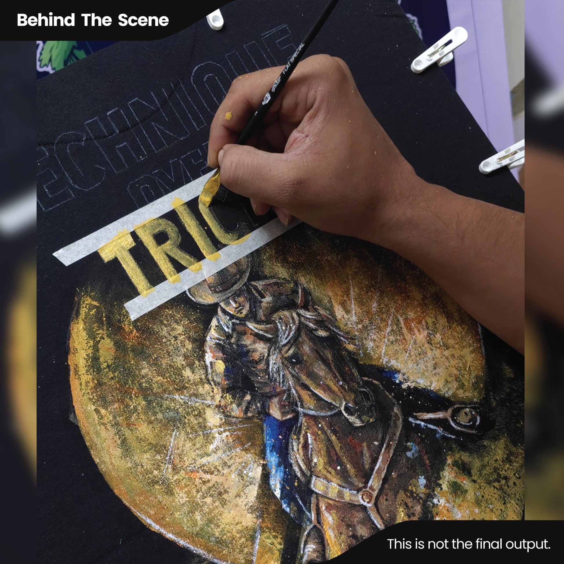 Minimal front with Ink and Iron logo printed on the chest, keeping the look clean and intentional while allowing the artwork to command attention from the back.