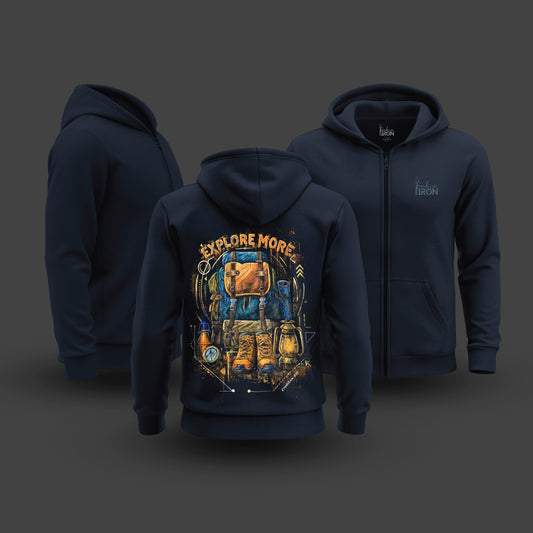 Expressive hand-painted artwork printed on the back, layered with color, depth, and motion - each piece finished individually, ensuring a true one-of-one identity.
