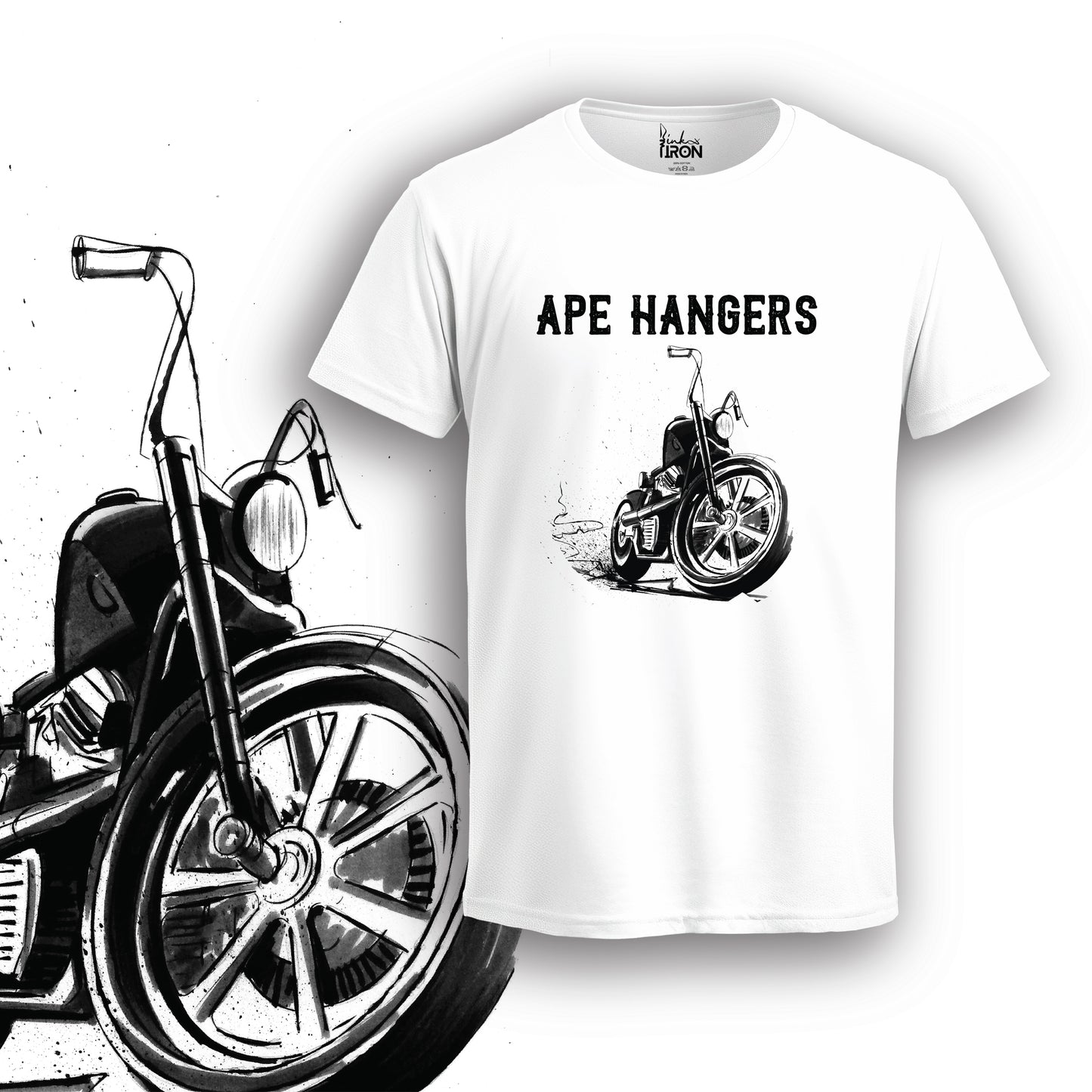 Ape Hangers Motorcycle Tshirt